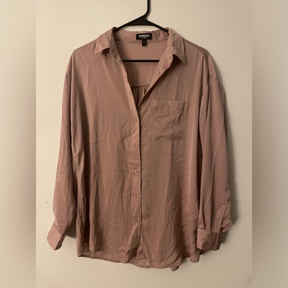 EXPRESS | Boyfriend Women’s Button-up Shirt - Picture 5 of 5